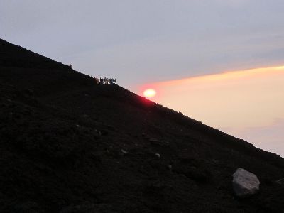 Sunrise on Fuji